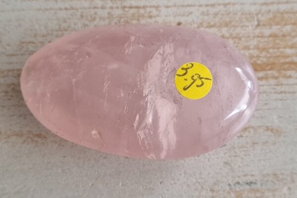 Rozenkwarts Hand/ knuffelsteen - Afbeelding 3