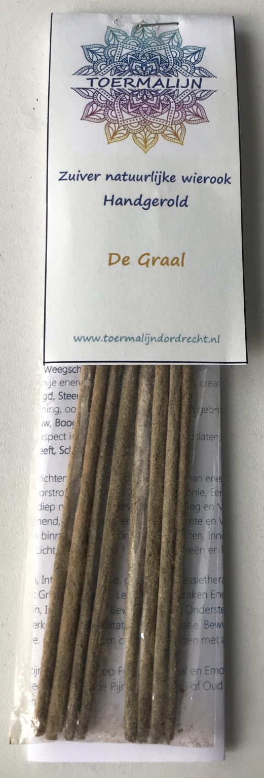 Handgerolde De Graal wierook.