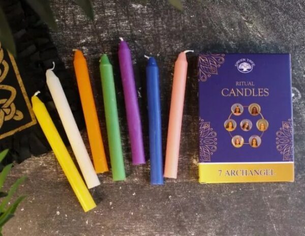 Ritual Candles Archangel (Green Tree) - Afbeelding 3