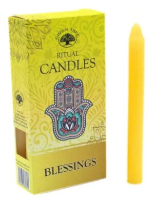 Ritual Candles Blessing ( Green Tree)