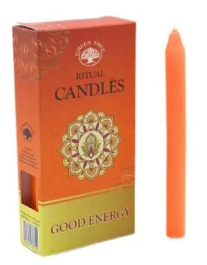 Ritual Candles Good Energy ( Green Tree)