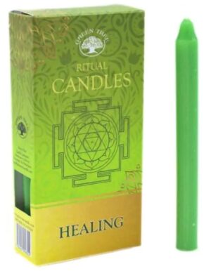 Ritual Candles Healing ( Green Tree)