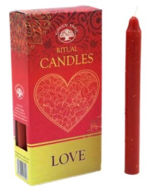 Ritual Candles Love ( Green Tree)