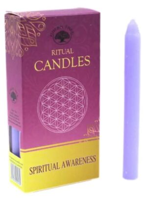 Ritual Candles Spiritual Awareness ( Green Tree)