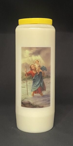 Noveenkaars/Intentiekaars Heilige Christoffel